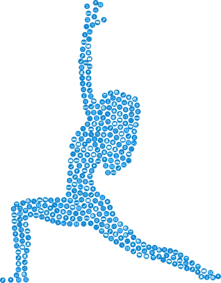 Icons Abstract Yoga Stickdatei