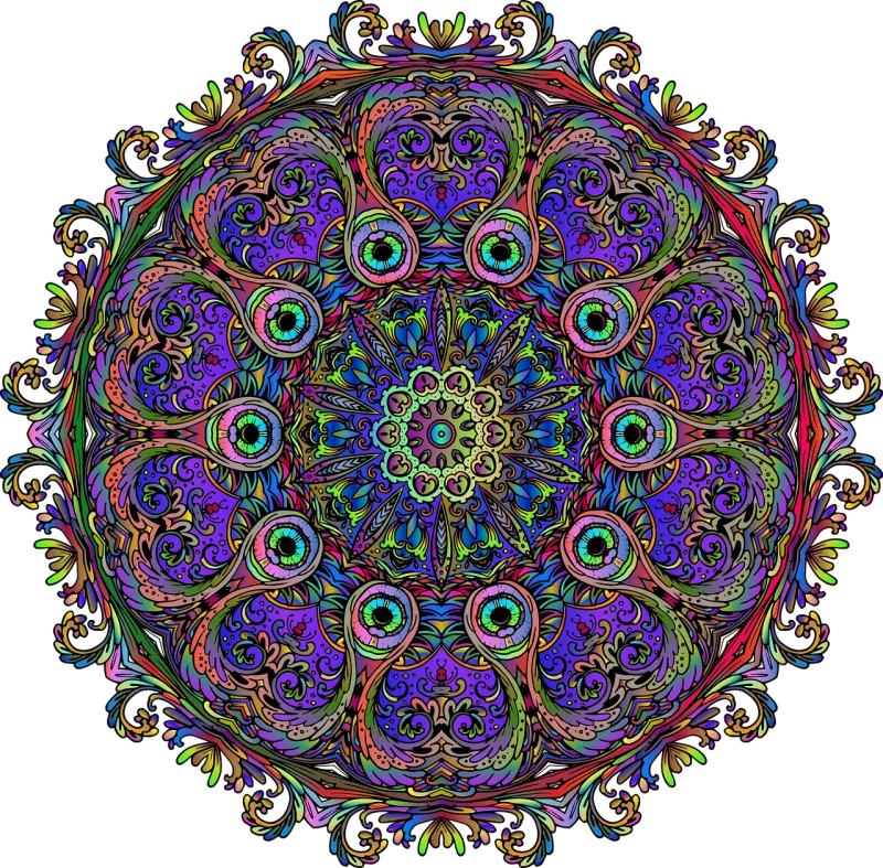 Mandala Nature Decorative Stickdatei – Kinder