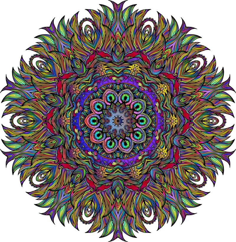 Mandala Decorative Ornamental Stickdatei – Kinder