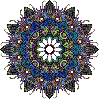 Mandala Decorative Ornamental Stickdatei