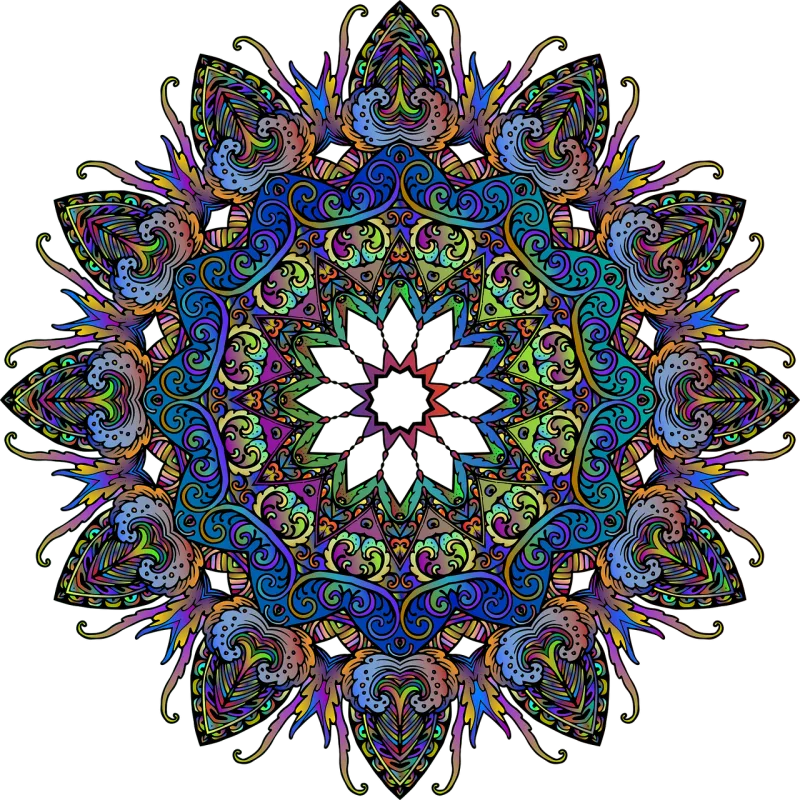 Mandala Decorative Ornamental Stickdatei – Kinder
