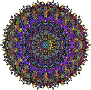 Mandala Decorative Ornamental Stickdatei – Kinder