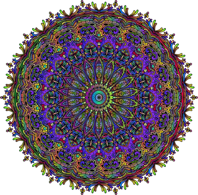 Mandala Decorative Ornamental Stickdatei – Kinder