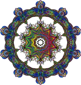 Mandala Nature Decorative Stickdatei – Kinder