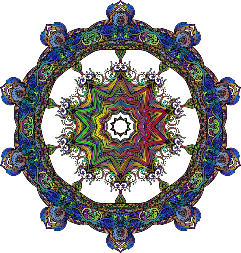 Mandala Nature Decorative Stickdatei – Kinder