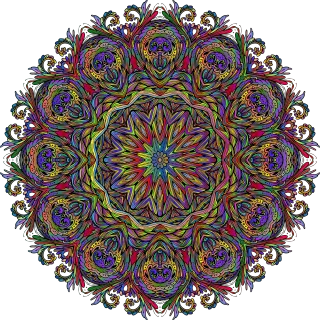 Mandala Decorative Ornamental Stickdatei