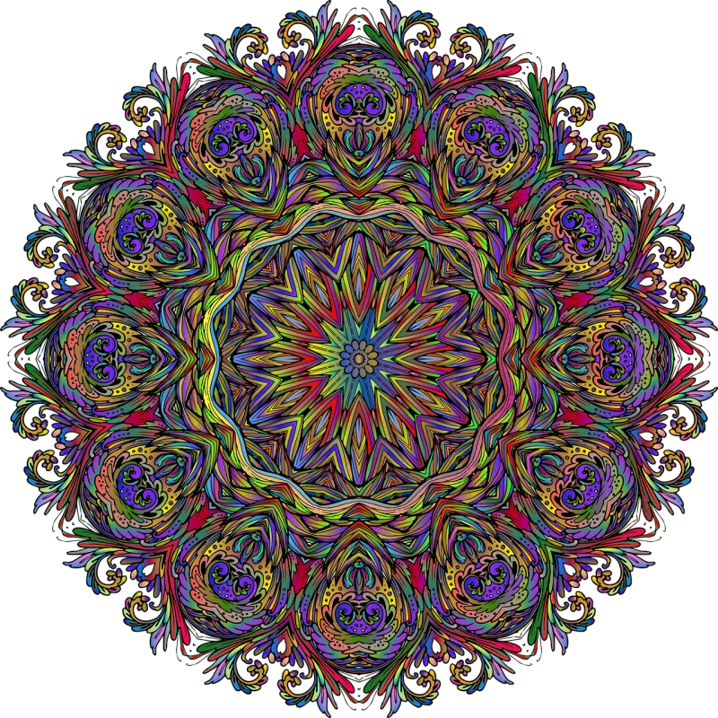 Mandala Decorative Ornamental Stickdatei – Kinder