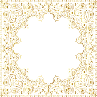 Frame Gold Nature Stickdatei