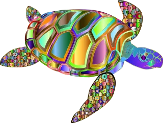 Turtle Tortoise Animal Stickdatei
