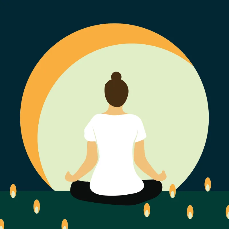 Meditation Yoga Meditate Stickdatei – Sport