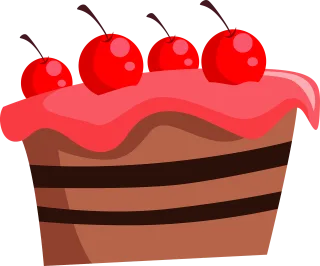 White plate Roll cake Chocolate roll Stickdatei – Essen & Trinken