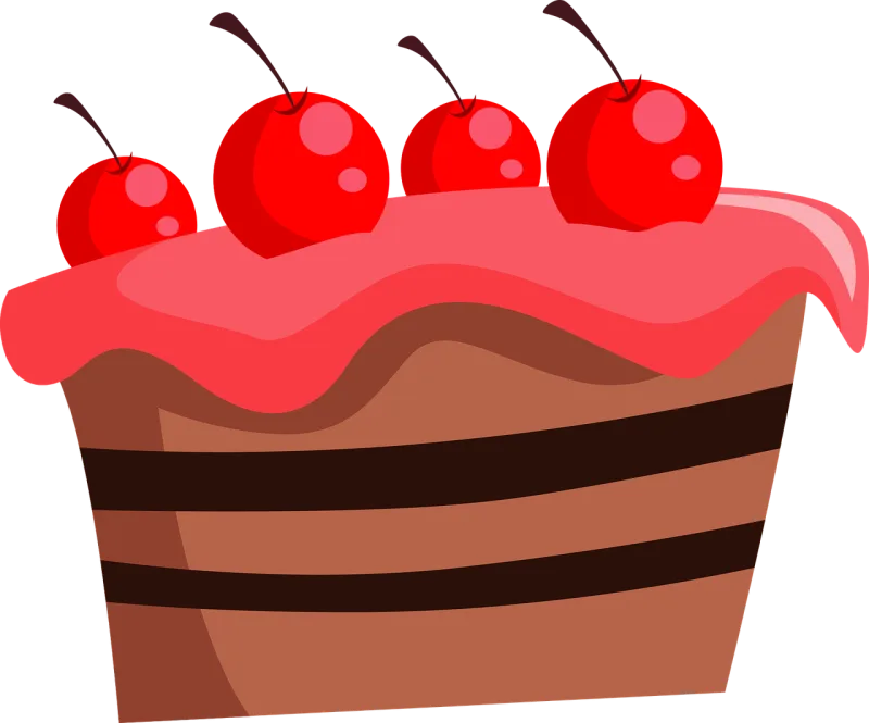 White plate Roll cake Chocolate roll Stickdatei – Essen & Trinken