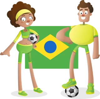 Soccer Football Player Stickdatei