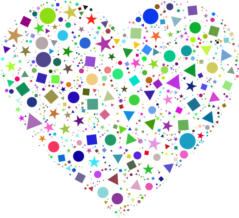 Heart Love Abstract Stickdatei – Natur