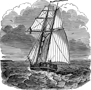 Ship Boat Line art Stickdatei – Fahrzeuge