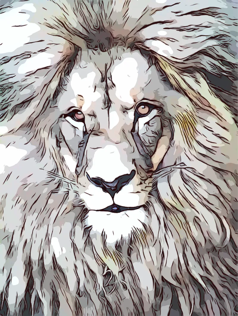 Lion King Animal Stickdatei – Tiere