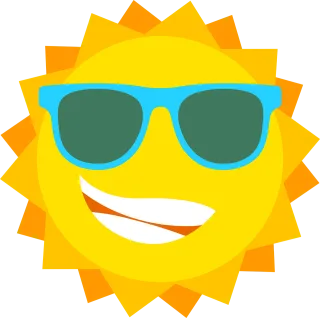 Sun Cartoon Nature Stickdatei – Natur