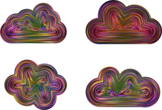Cloud Weather Rain Stickdatei