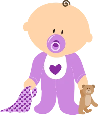 Baby Girl Neutral Stickdatei