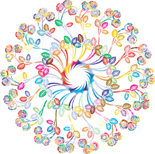 Flower Floral Nature Stickdatei – Blumen