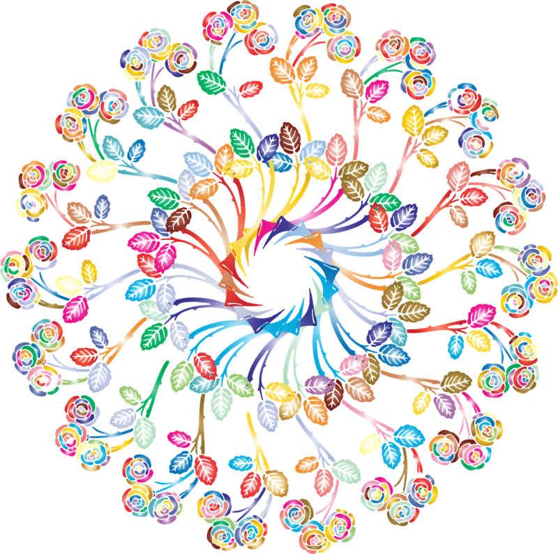 Flower Floral Nature Stickdatei – Blumen