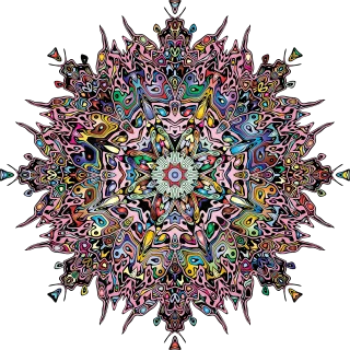 Mandala Decorative Ornamental Stickdatei