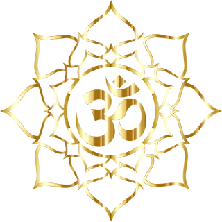 Om Lotus Buddhism Stickdatei