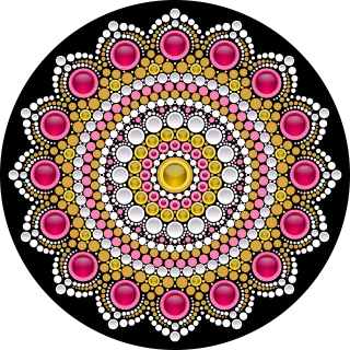 Decorative Ornament Mandala Stickdatei