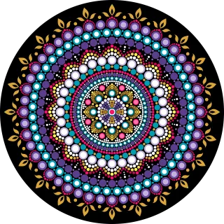 Decorative Ornament Mandala Stickdatei