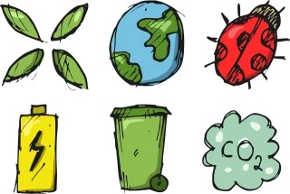 Icon Ecology Nature Stickdatei
