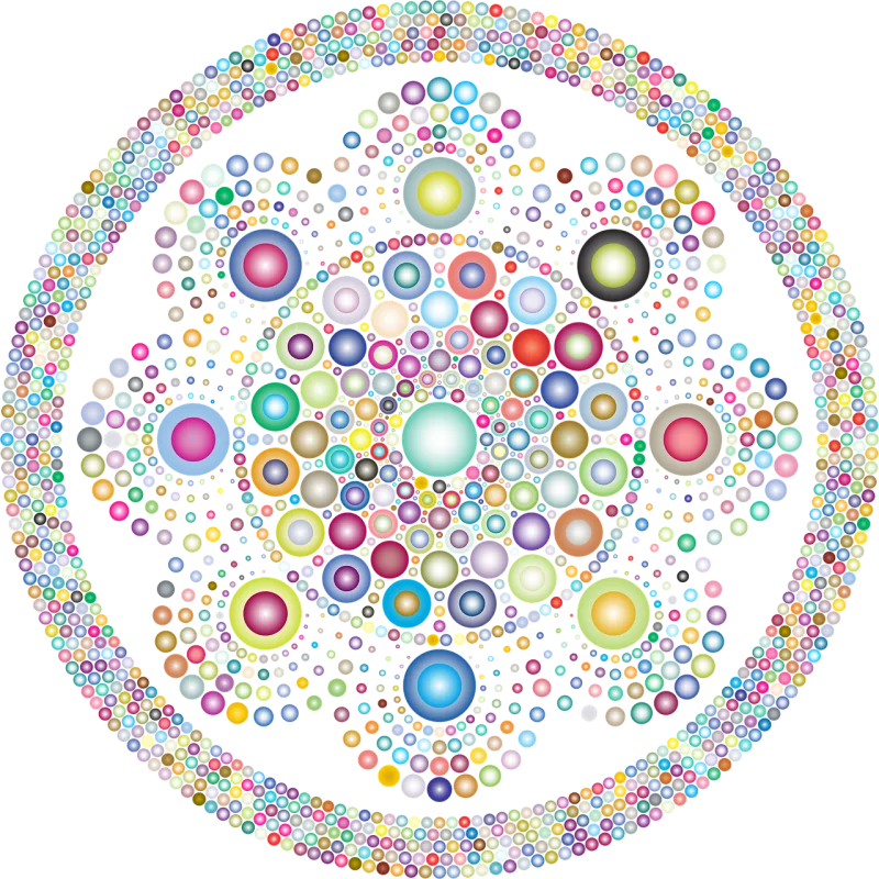 Mandala Circles Decorative Stickdatei – Kinder