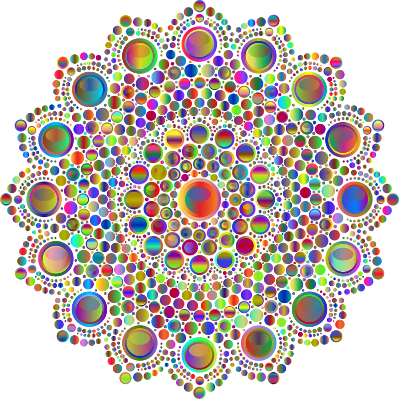 Mandala Circles Decorative Stickdatei – Kinder