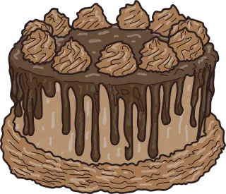 Cake Chocolate cake Dessert Stickdatei