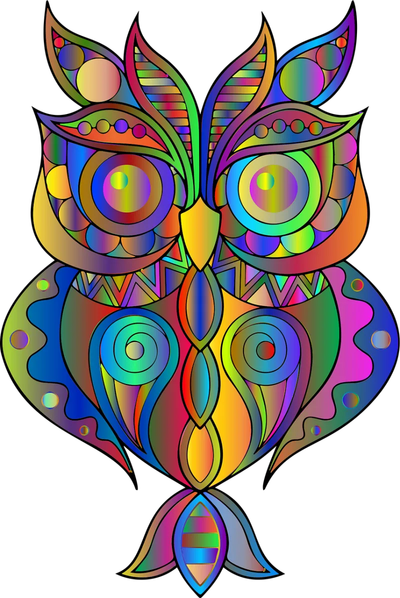Owl Bird Animal Stickdatei – Kinder