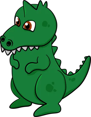 Godzilla Dinosaur Trex Stickdatei