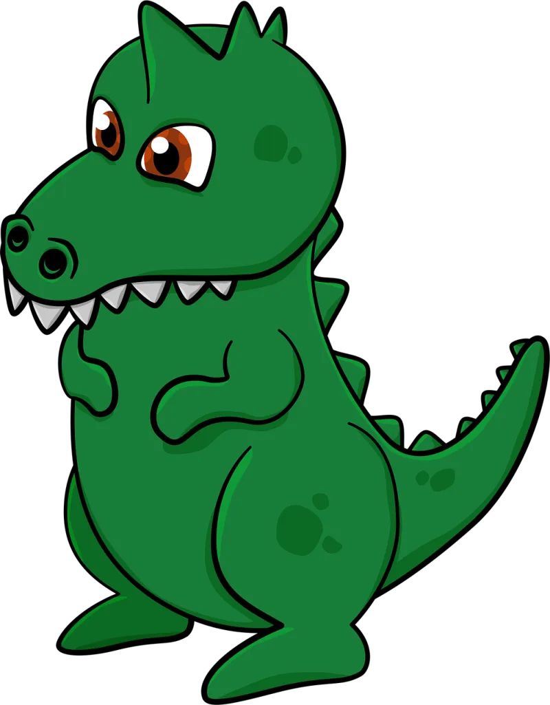 Godzilla Dinosaur Trex Stickdatei – Kinder