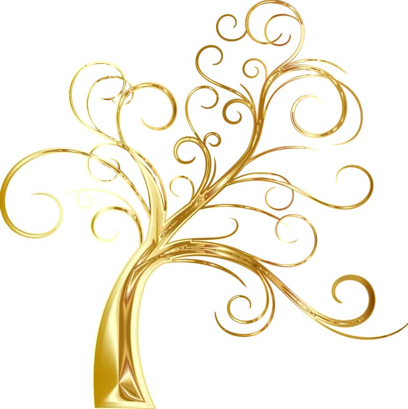 Tree Plant Silhouette Stickdatei – Natur