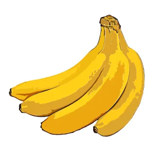 Banana Fruit Food Stickdatei – Essen & Trinken