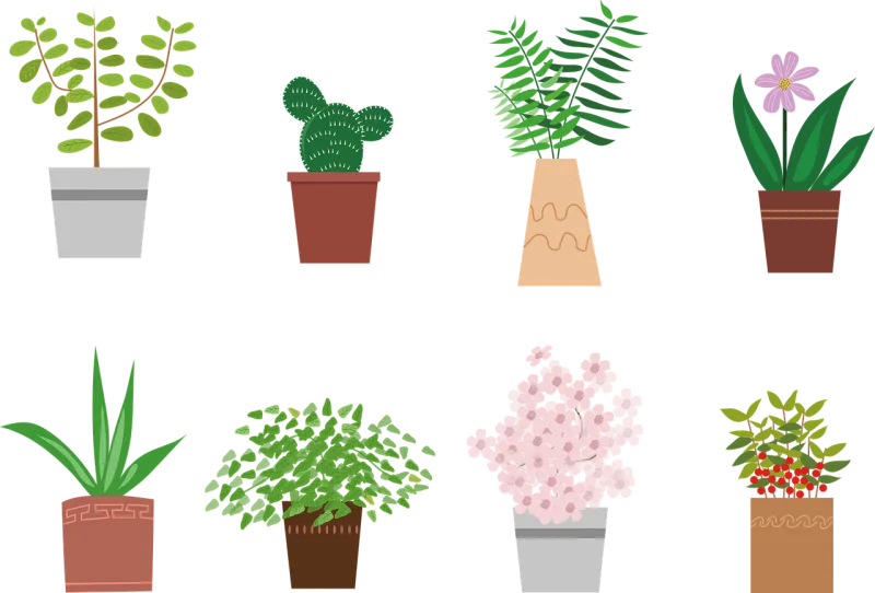 Potted plant Flower Plant Stickdatei – Blumen