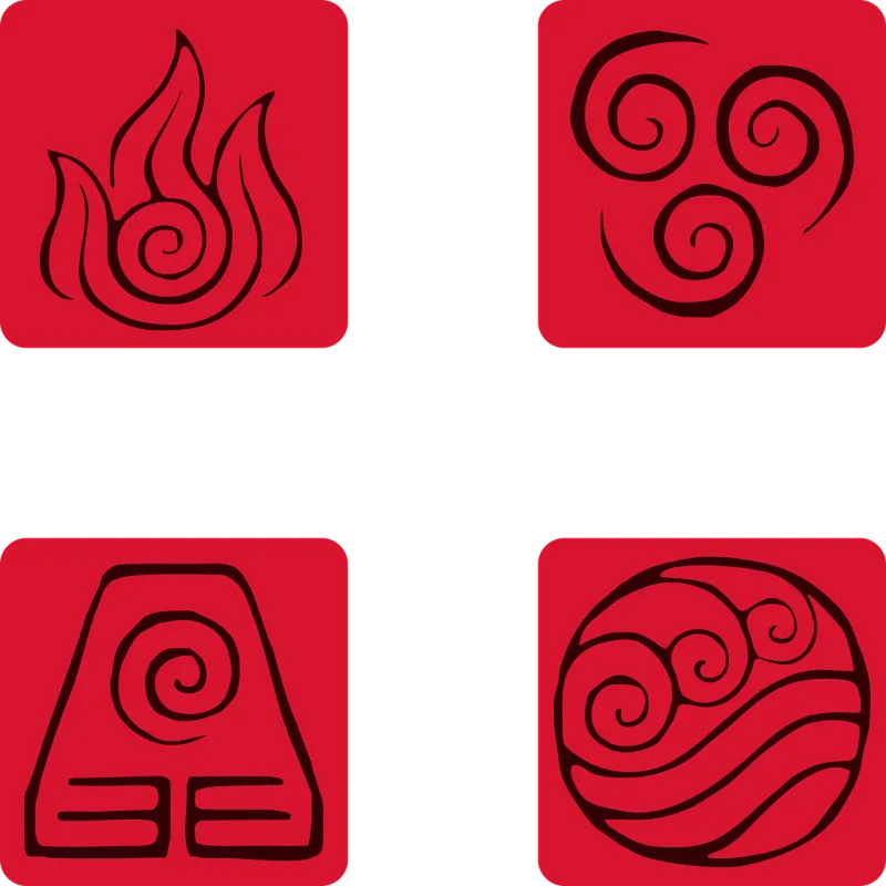 Avatar The last airbender Elements Stickdatei – Fahrzeuge