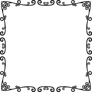 Frame Border Line art Stickdatei