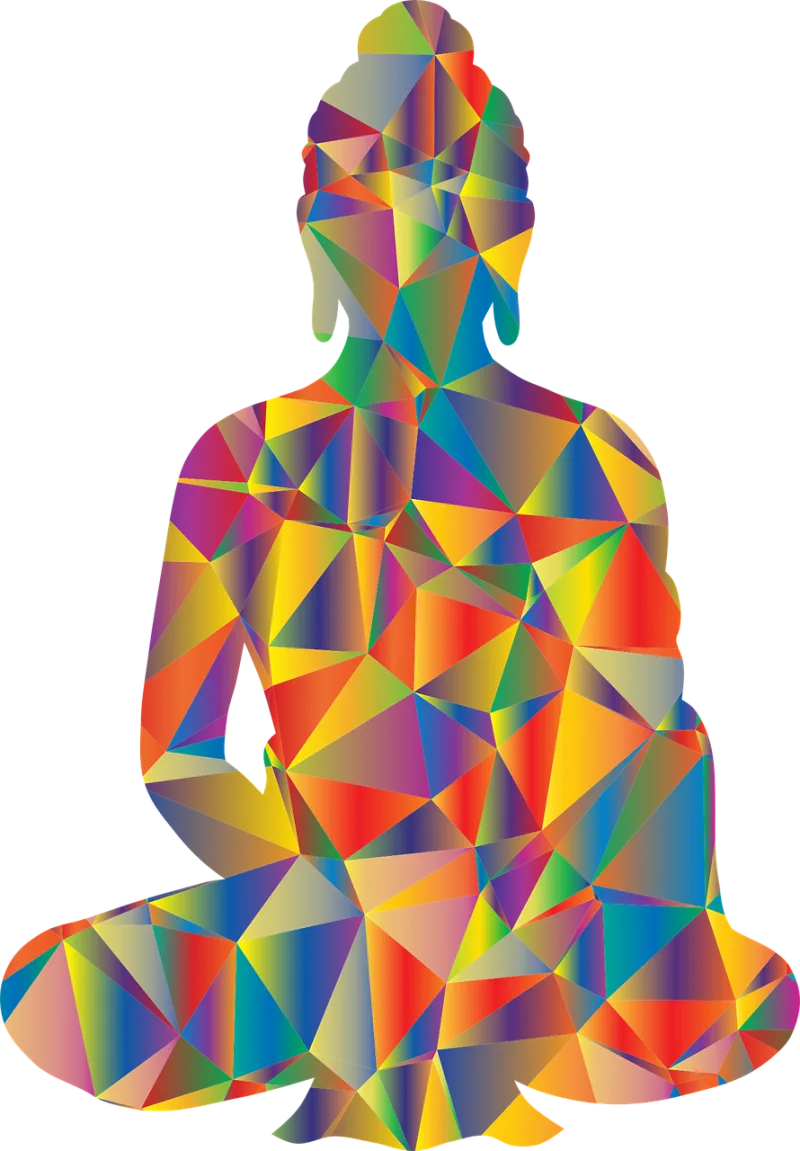 Buddha Buddhism Silhouette Stickdatei – Sport