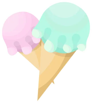 Ice cream Cone Treat Stickdatei