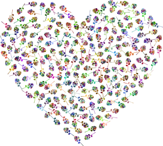 Roses Nature Heart Stickdatei