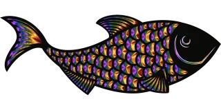 Fish Animal Ocean Stickdatei