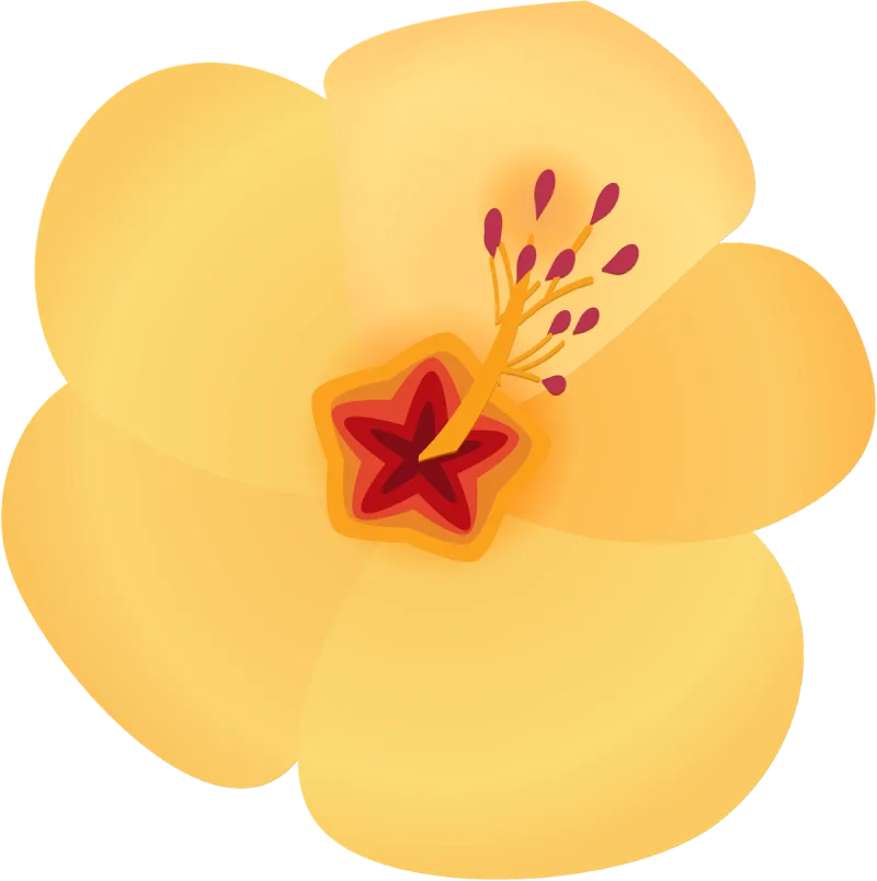 Hibiscus Flower Hawaii Stickdatei – Blumen