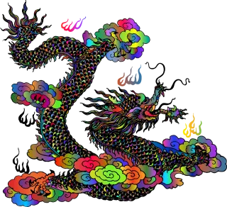 Dragon Animal Creature Stickdatei
