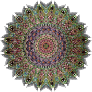 Mandala Decorative Line art Stickdatei