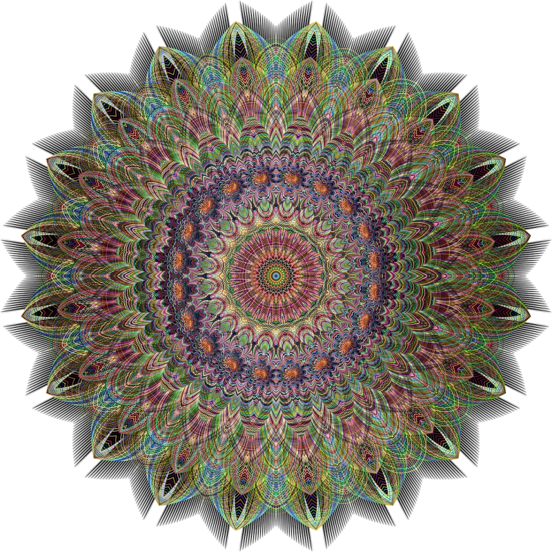 Mandala Decorative Line art Stickdatei – Kinder