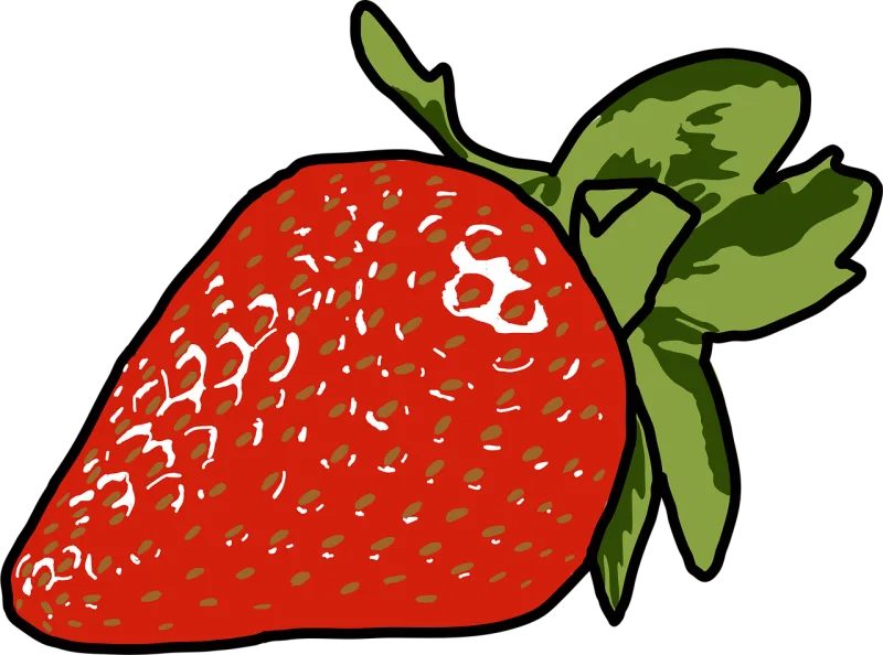 Strawberry Fruit Food Stickdatei – Essen & Trinken
